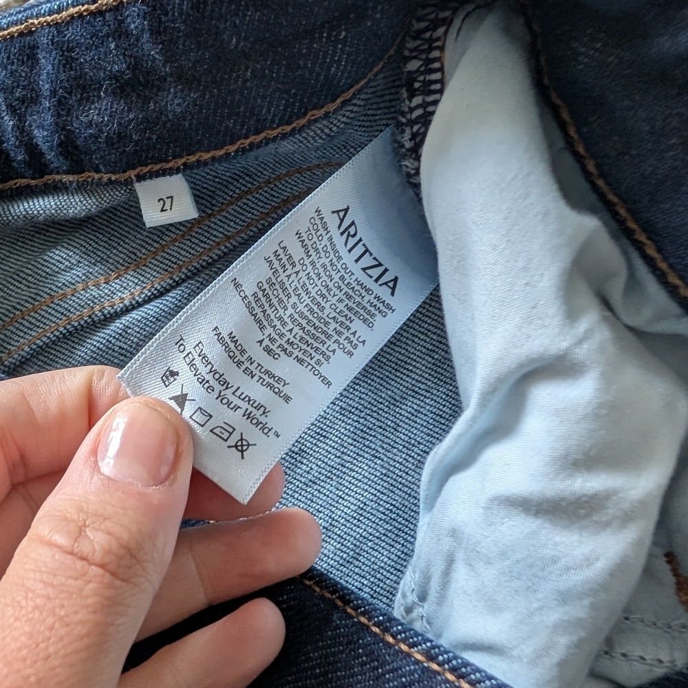 Dark Wash High Rise Denim Forum Jeans - Picture 4 of 6